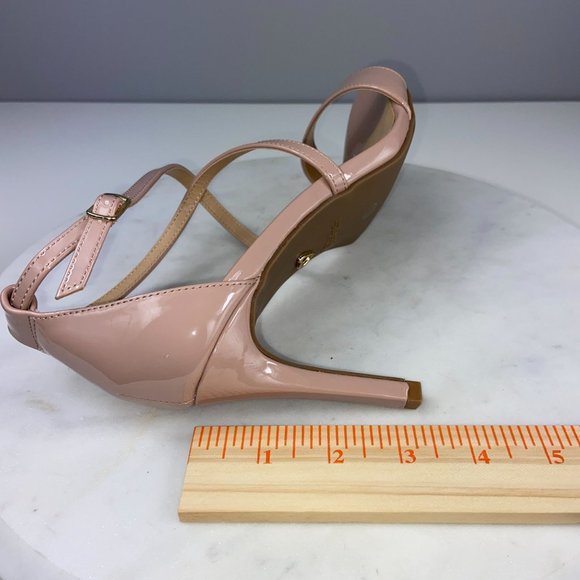 Thalia Sodi Nude Strappy Sandals - Picture 8 of 9